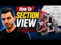 How To Create a Section View In SolidWorks Drawing
