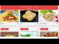 How to Create Responsive Restaurant food Menu Website Using HTML CSS with step by step Procedure