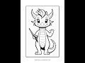 Dragon Coloring Pages Printable Vol 7 Dragon at Work Create Relax Repeat