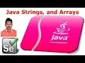 Selenium Tutorial For Beginners 12 Java Strings and Arrays G C Reddy