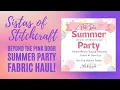 What I bought at the Beyond The Pink Door Summer Party What a fantastic day