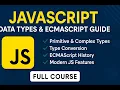JavaScript Data Types ECMAScript Standards A Comprehensive Guide