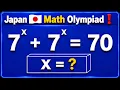 Can you solve this viral japan math olympiad problem exponential equation step by step