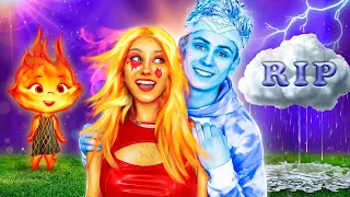 امبر ووايد من اليمينتال منذ الولادة حتى الموت فتاة النار ضد فتى الماء 