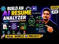 Build an AI Resume Analyzer React Generative AI Project Coder React Series