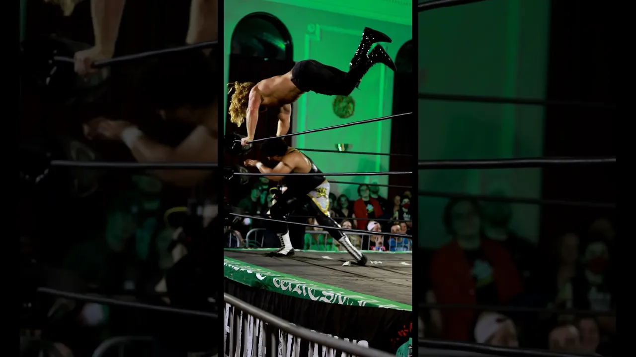 AJZ Takes Down Two Wrestlers | Top Moves | Aerial Clothesline and Pop Up Punch | Freelance Wrestling