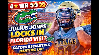 4 WR Julius Jones Locks In Florida Visit Gators Recruiting HEATING UP