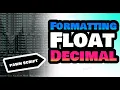 How Formatting a Float to 2 Number Decimal Places Modular to String in Pawn Script GTA SAMP Server