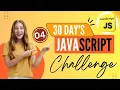 Day04 JavaScript Arrays Explained Find Max Min Value Map Filter Reduce in Action