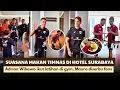 Download Lagu SUASANA MAKAN TIMNAS DI HOTEL SURABAYA | ADRIAN WIBOWO IKUT LATIHAN GYM, MAURO KAGET DISERBU FANS