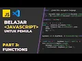 Learn JavaScript for Beginners 2025 Part 3 Functions