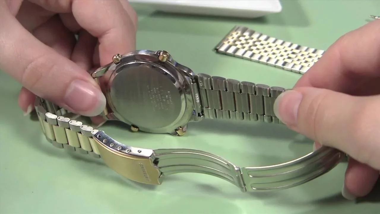 Add / Remove Links & Pins from Watch Bracelets - Adjust Length of Watch Bands with Pins