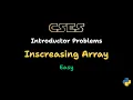 Increasing Array - CSES Problem Sheet Solution Introductory Problems