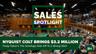 F-T Saratoga Day 1 Sees 3 2M Nyquist Colt