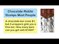 2 nice logic puzzles - spy liar truthteller and chocolate wrappers