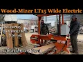 Wood Mizer Lt15 Wide Electric - The Journey to Milling the First Log