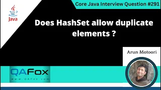 Does HashSet allow duplicate elements Core Java Interview Question