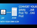 How to convert jar file to exe with your own icon Tech Projects