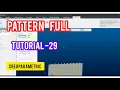 CREO PARAMETRIC - PATTERN FULL DIMENSION AXIS CURVE DIRECTION TABLE POINT