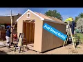 We Built A Shed 8x12 start to finish