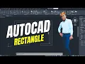 Day 8 AutoCAD Rectangle Command Complete Tutorial for Beginners