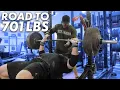 ROAD TO A 701LB BENCH 470LBS FOR REPS