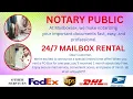 NOTARY SERVICE I MAILBOX RENTAL I