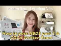 Vlog How I passed NBDE Part 2 CDCA Written Exam Submitted Dental Residency apps Giveaway