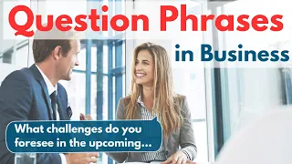Question Phrases 100 In Business Can You Hear It Business English Learning 