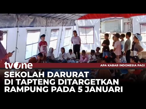 Pembangunan Sekolah Darurat di Tapanuli Tengah