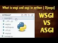 What is WSGI ASGI web server gateway interface and asynchronous web server gateway interface