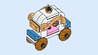 LEGO 302107 Instructions | Disney | Cinderella's Carriage | Magazine Gift