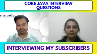 Java and Selenium Mock Interview for Experienced Candidate Automation Testing SDET