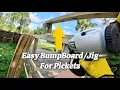 How To Make A Bump For Wood Fence Pickets