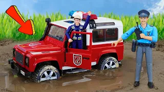 소방차 트럭 크레인 중장비 친구들을 도와줘요 Dump Truck Assembly Toys
