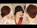 Easy No-Curl Hairstyles from the 1920s and 1930s for long hair