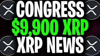 XRP RIPPLE - U.S. CONGRESS BUYS XRP AT $9,900 - XRP NEWS