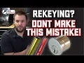 Locksmithing 101 Re-keying locks Don t make this mistake