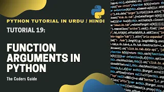 Default Keyword and Arbitrary Arguments - Tutorial Python Tutorial In