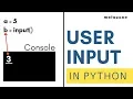 How to take user input in python 3 Neeraj Sharma