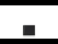 Hermes Swift Citizen Twill Compact Wallet Black