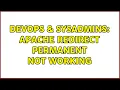 DevOps SysAdmins Apache Redirect Permanent Not Working
