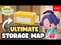 Pokemon Pokopia THE ULTIMATE STORAGE SYSTEM MAP Functional CUTE storage old builds
