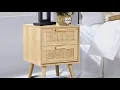 Finnhomy Nightstand End Table Side Table Review absolutely beautiful and my daughter loves