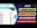 How to add language switcher in WordPress menu The Best WordPress language translation plugin