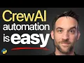 The Ultimate Beginner Guide to Building Automation with CrewAI Python