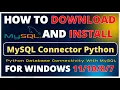 How To Download MySQL Connector-Python Class 12 CS 083 2023-24 PythonWithKaran