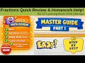 Fractions Quick Review Homework Help Complete Virtual Worksheet Class