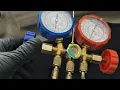 How to charge AC using 100 of harbor freight tools postal scale air powered vacuum pump gauges