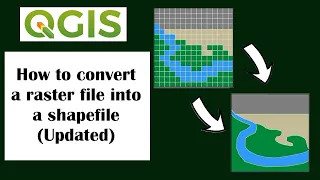 How to convert a raster file into a shapefile Updated